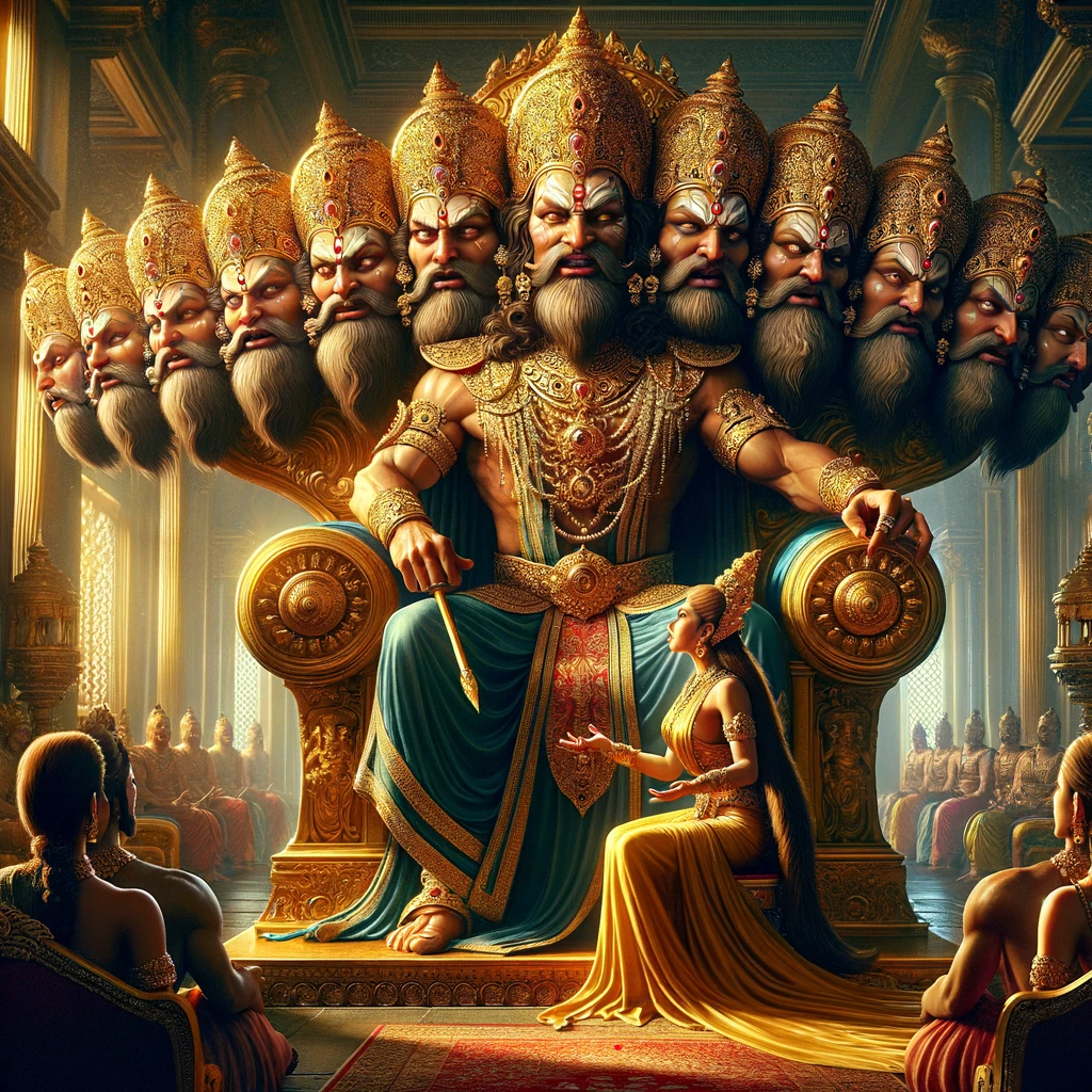 Shurpanakha Chides Ravana